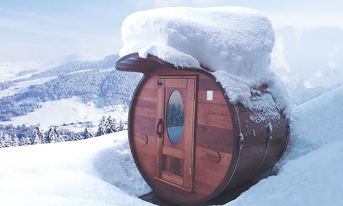 Sauna Exterieur Bois Barrique