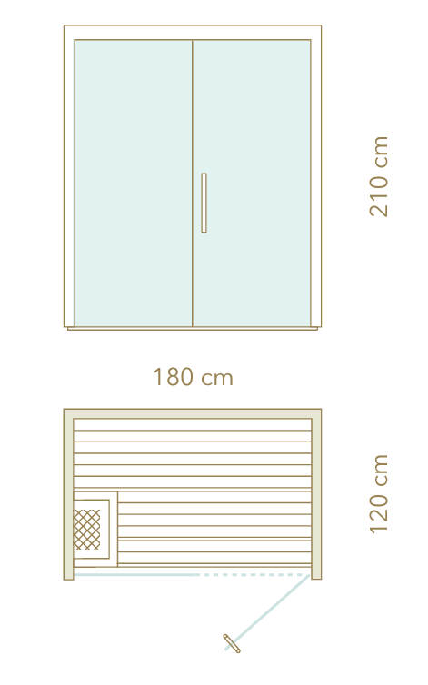 Plan D'éatge 180 Cm X 120 Cm Libera Glass