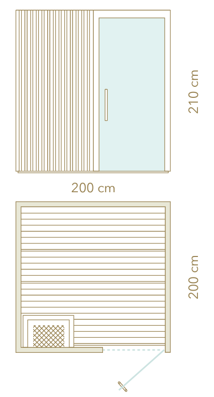 Plan D'éatge 200 Cm X 200 Cm Wood Libera
