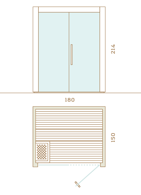 Plan D'étage 180 X 150 Nativa