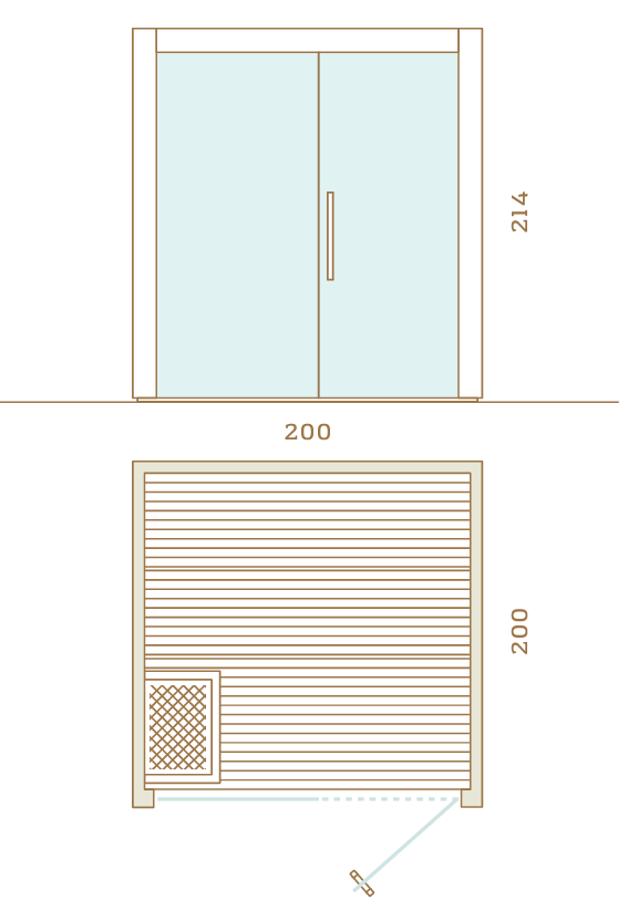 Plan D'étage 200 X 200 Nativa