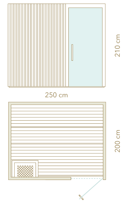 Plan D'étage 250 Cm X 200 Wood Libera