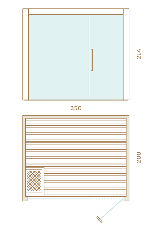 Plan D'étage 250 X 200 Nativa