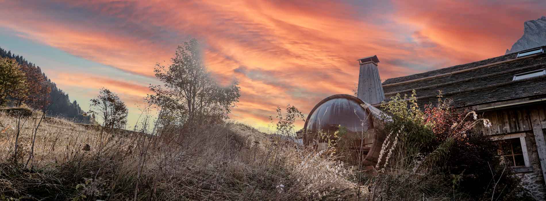 Sauna Exterieur Bulle Bois Traditionnel Expedition France
