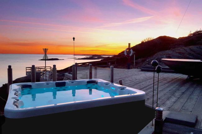 Piscine Spa Jacuzzi Exterieur Maison Jardin Terasse