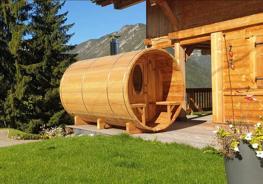 Sauna Exterieur Tonneau Bois Lyon Annecy