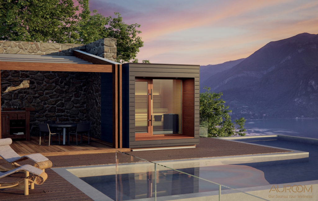 Outdoor Sauna Arti 245x280 In Nature Auroom Web