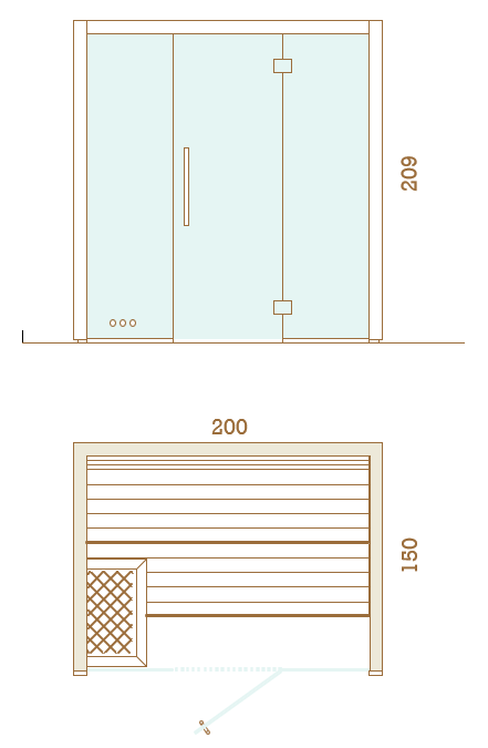 Plans D'étage 200 X 150 Electa