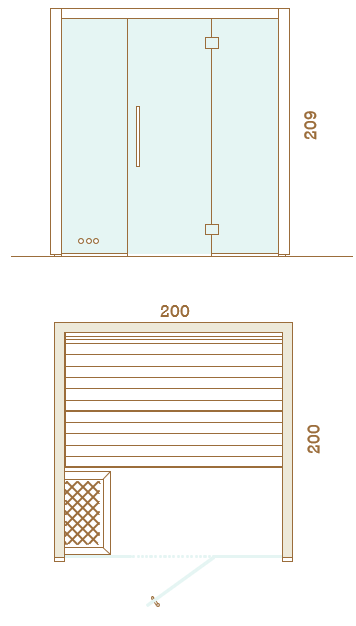 Plans D'étage 200 X 200 Electa