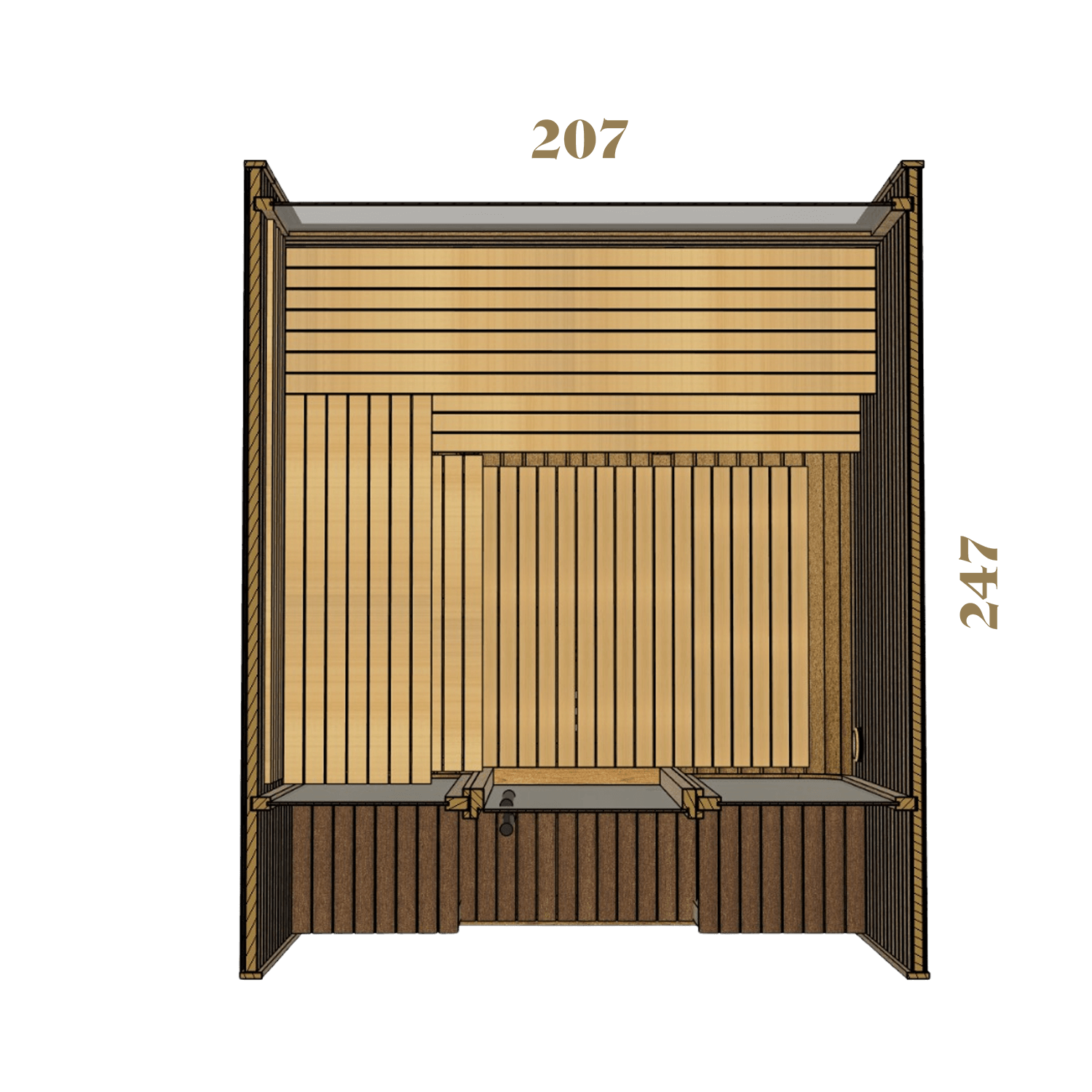 Sauna Aura 250cm