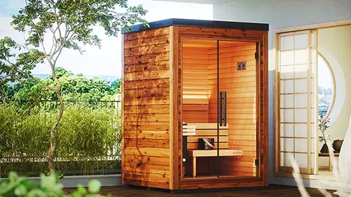 Sauna Exterieur Petit Espace Mira Auroom