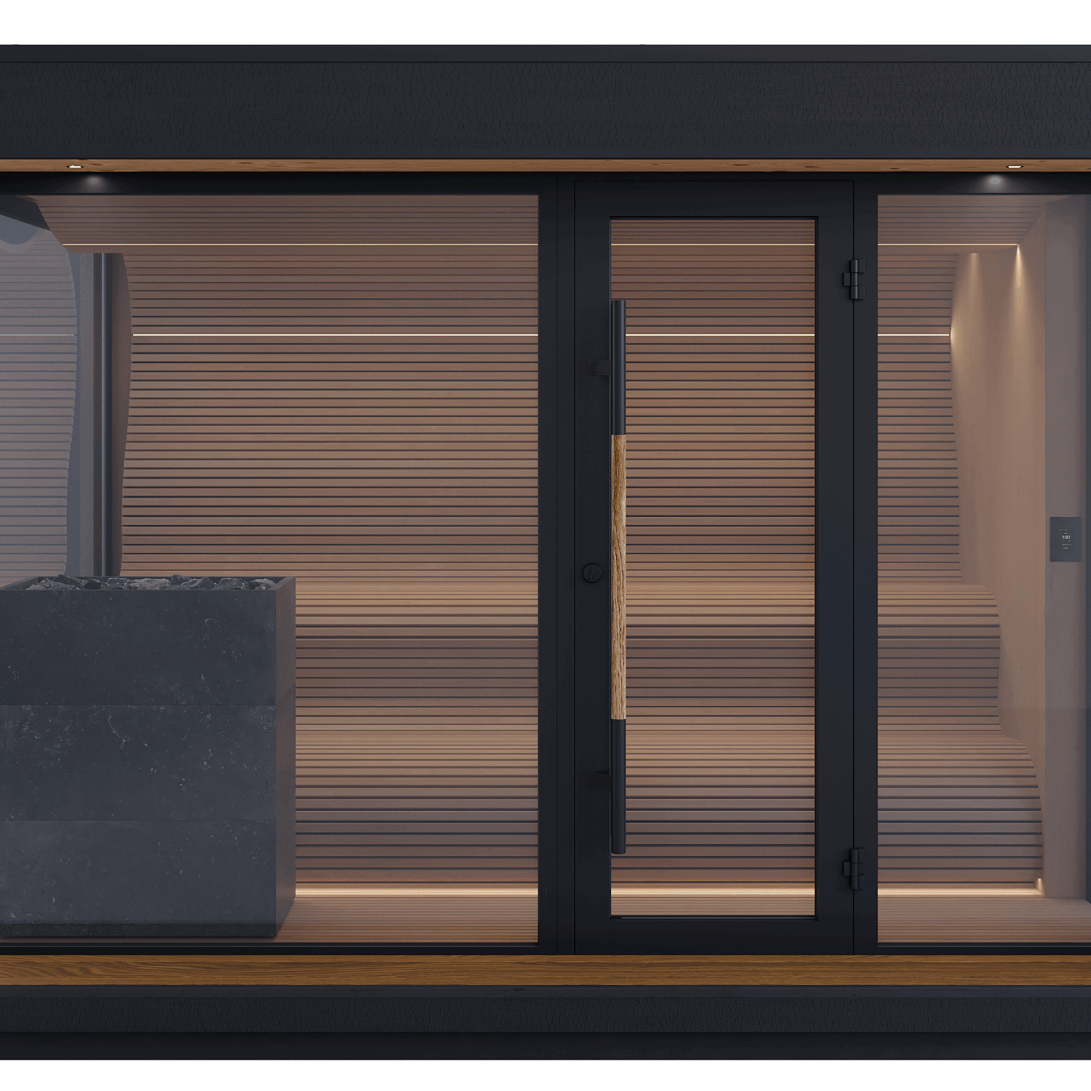 Auroom Outdoor Sauna Quu Wave 3