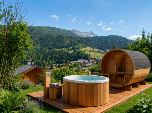 BAIN NORDIQUE RED CEDAR SAUNA THERMO