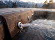 plan d'un spa nordique avec quelques jets d'eau orientables puissants