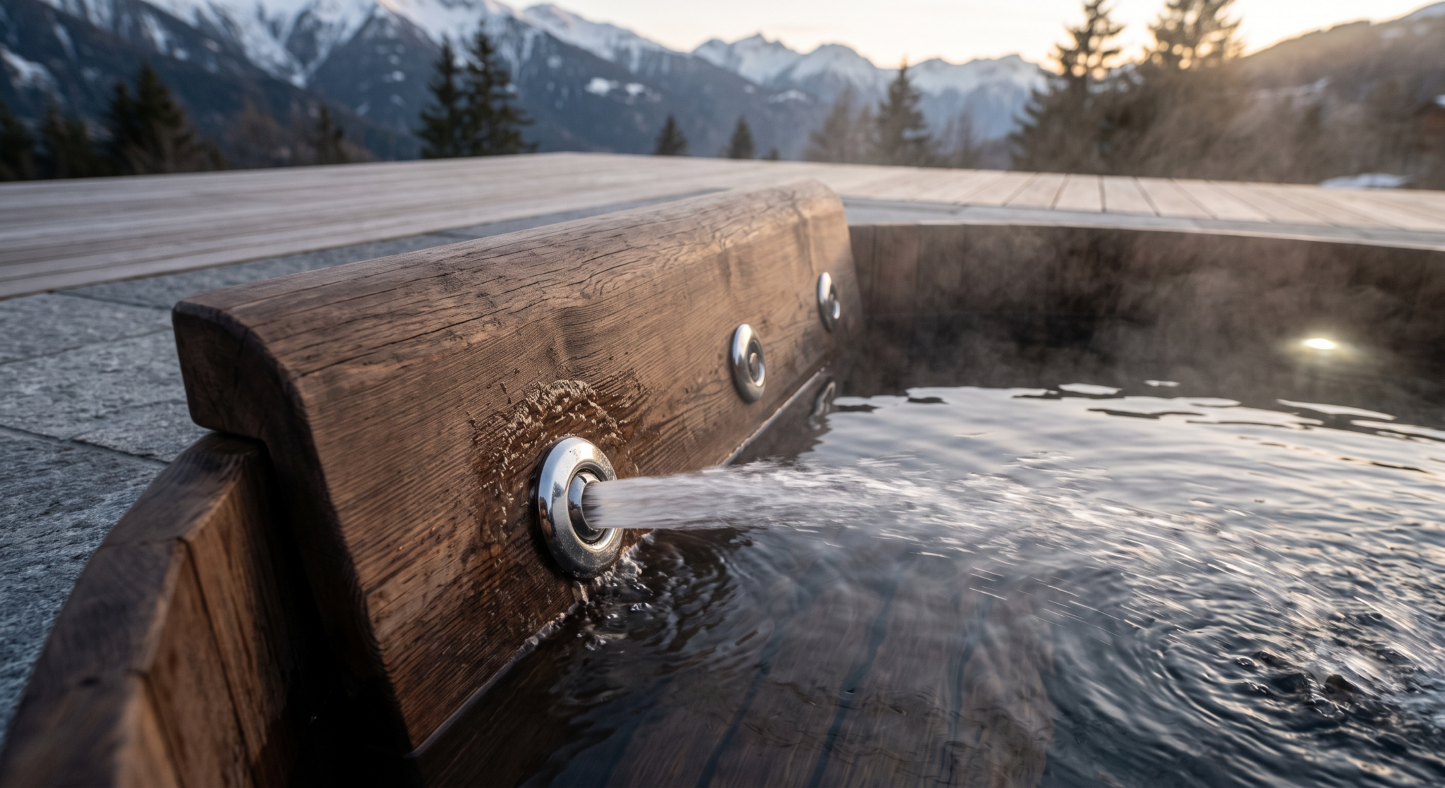 plan d'un spa nordique avec quelques jets d'eau orientables puissants plan d'un spa nordique avec quelques jets d'eau orientables puissants